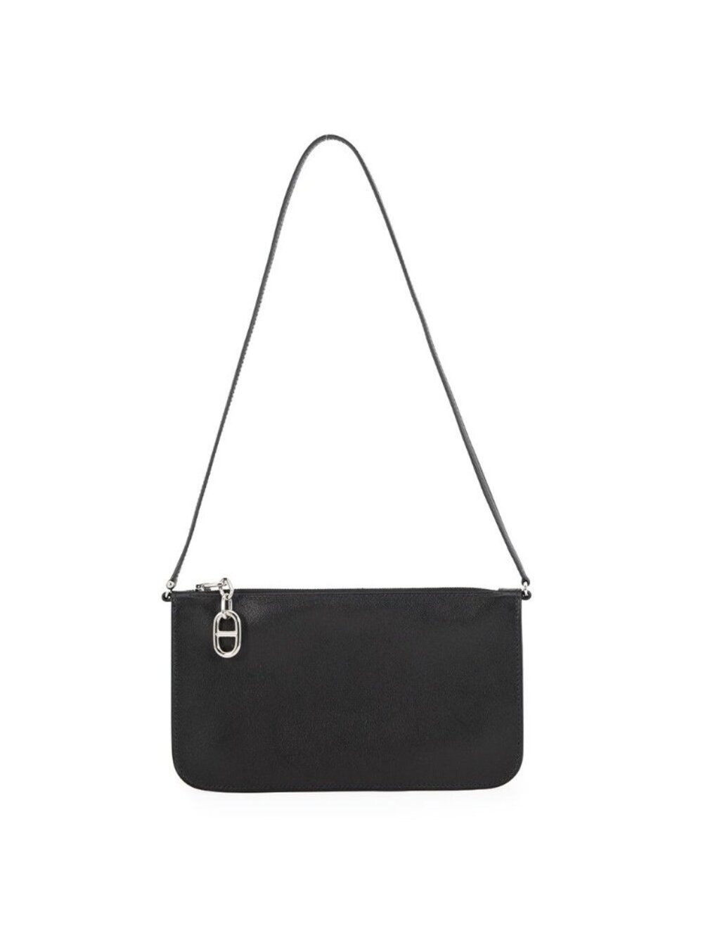 Hermes Shoulder Bag Zipengo Chaine D'ancre to Go Black Silver Bague Rain